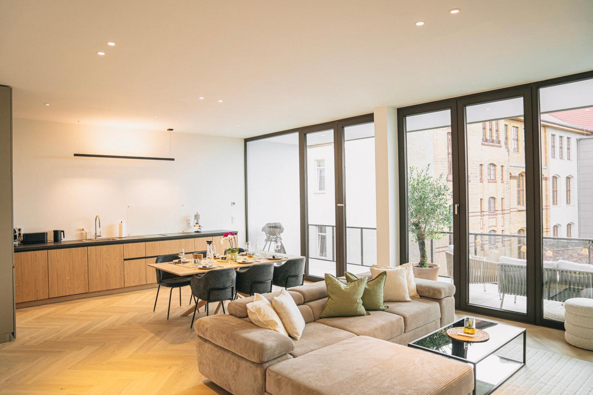 Rr - Penthouse - Luxe 105 Qm - Central - Wifi 마그데부르크 외부 사진